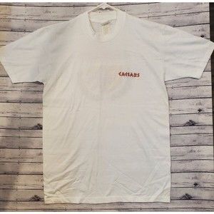 Vintage 90s Caesars Palace Las Vegas Single Stitch T-Shirt Double Sided Size L